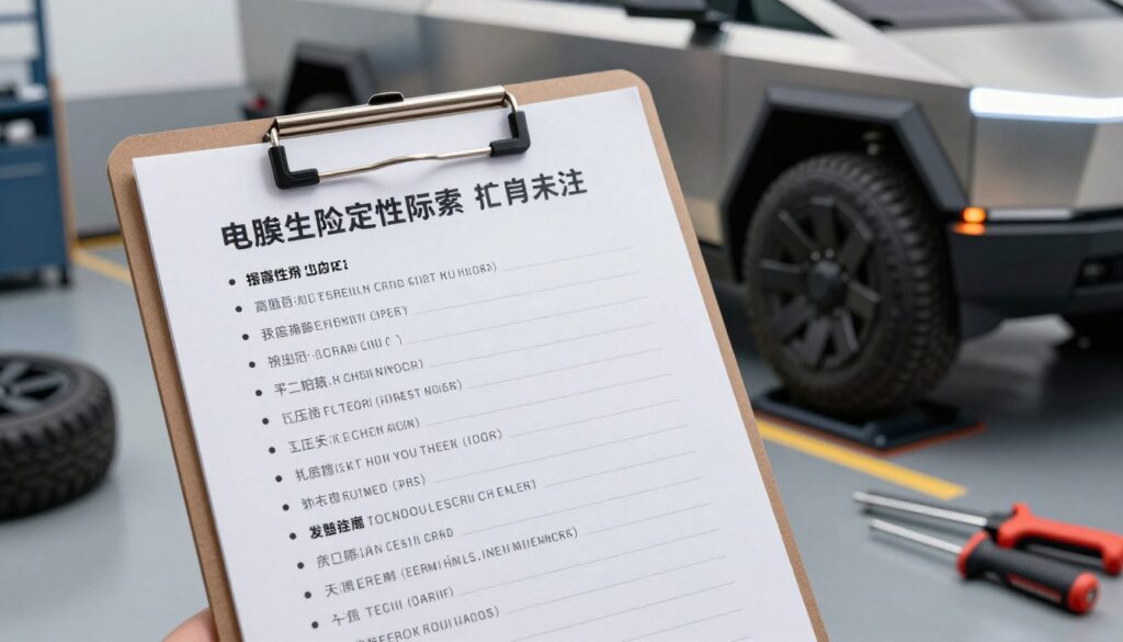 Cybertruck wheel inspection checklist Cybertruck wheel inspection checklist