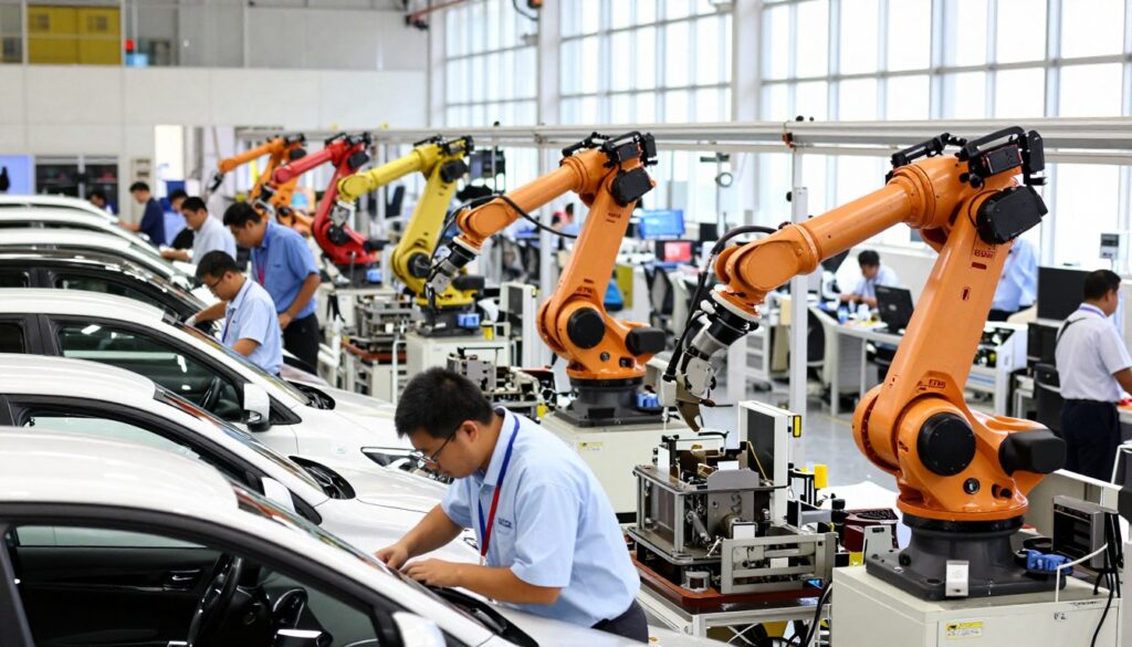 car manufacturing car manufacturing